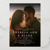 Simple moderne Elegant Couple's Shower Invitation (Recto)