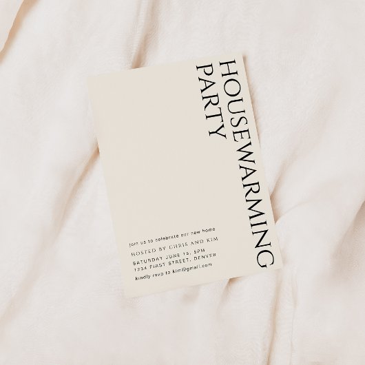 Simple moderne élégant Invitation de la Fête de Ré