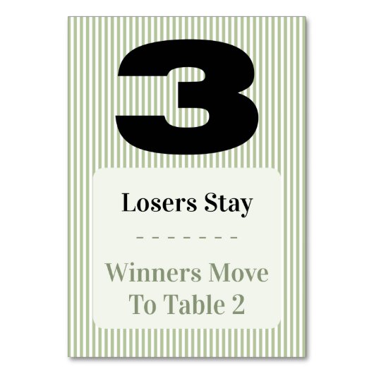 Simple Moderne Ensemble de Trois Cartes pour Table (Par défaut)