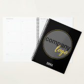 SIMPLE MODERNE ENTREPRISE LOGO MARQUE NOIRE (Devant avec enveloppe)
