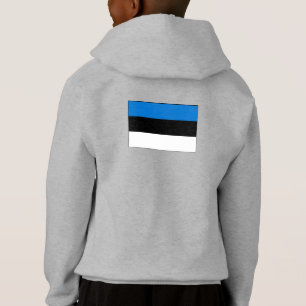 Simple Moderne Estonie Drapeau Souvenir, Arrière
