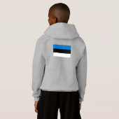 Simple Moderne Estonie Drapeau Souvenir, Arrière (Dos entier)