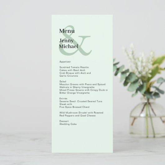 Simple, moderne et menu noir clair (Debout devant)