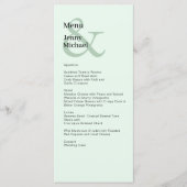 Simple, moderne et menu noir clair (Devant)