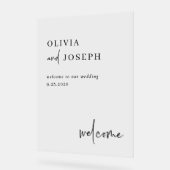 Simple, moderne et minimaliste | Bienvenue Mariage (Angle)