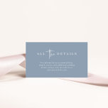 Simple, moderne et minimaliste | Détails du Mariag<br><div class="desc">Ces élégantes cartes d'encarts en mariage blanc et bleu poussiéreux pour vos invités sont simples et minimalistes mais très élégantes grâce à l'écriture manuscrite moderne et la disposition propre. Ajoutez votre site Web mariage ou entrez simplement les détails concernant l'hébergement à l'hôtel, l'itinéraire pour la conduite et d'autres informations importantes...</div>