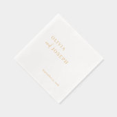 Simple, moderne et minimaliste | Or mariage (Droite)