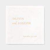 Simple, moderne et minimaliste | Or mariage (Recto)