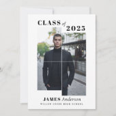 Simple moderne Faire-part de graduation photo (Devant)
