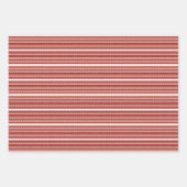 Simple moderne Feuille d'érable rouge Bow de Noël (Devant 3)