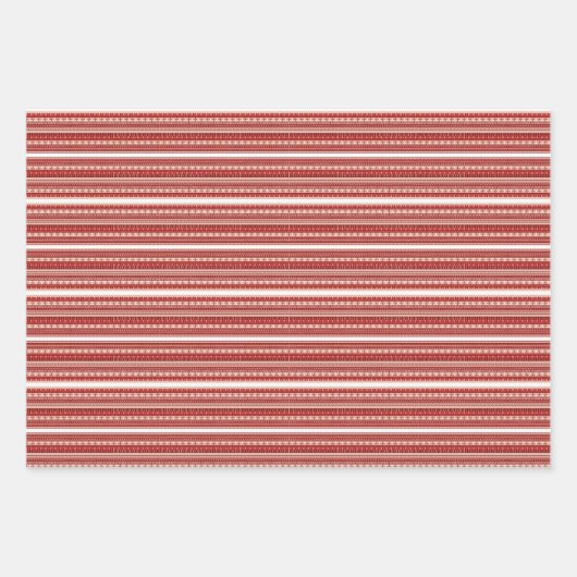 Simple moderne Feuille d'érable rouge Bow de Noël (Devant 3)