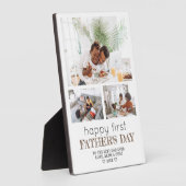 Simple Moderne First Vaderdag 3 Foto Fotoplaat (Zijkant)