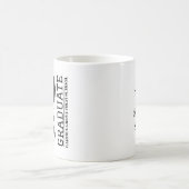 Simple moderne GRAD 20__ Graduation Café Mug (Centre)