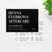 Simple Moderne Henna Brows Conseils de carte de so (Bureau)