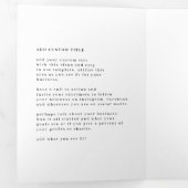 Simple moderne logo d'entreprise Tripli Brochure p (Intérieur en premier)