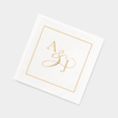 Simple Moderne Minimaliste Élégant Monogramme Deux (Gauche)