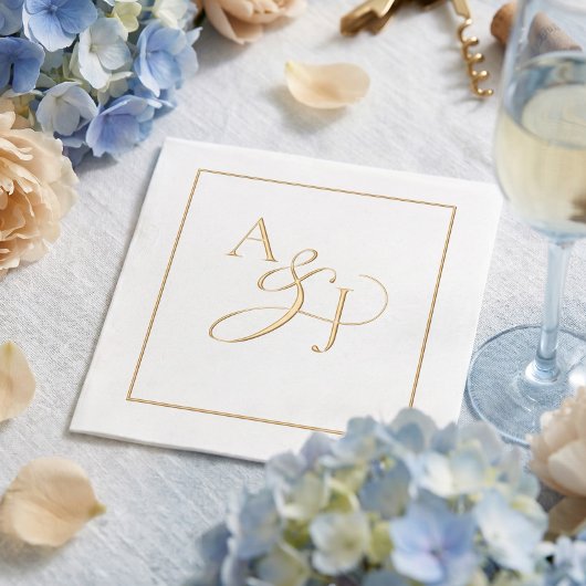 Simple Moderne Minimaliste Élégant Monogramme Deux