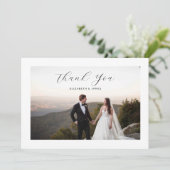 Simple Moderne Minimaliste Stylée Script Merci  (Debout devant)