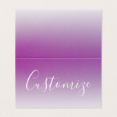 Simple moderne minimaliste violet Ombre dégradé (Outside Unfolded)