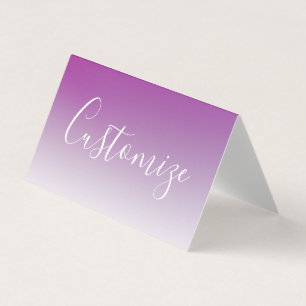 Simple moderne minimaliste violet Ombre dégradé