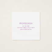 Simple moderne minimaliste violet Ombre dégradé (Dos)