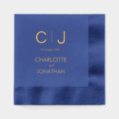 Simple moderne Monogramme Sage Mariage vert (Recto)