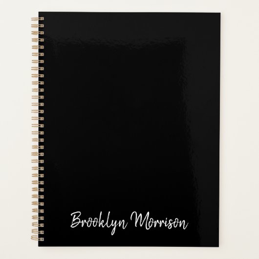 Simple moderne noir écrit à la main texte (Devant)