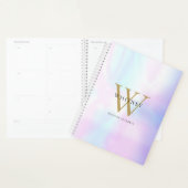 Simple Moderne nom holographique Monogramme (Devant avec enveloppe)