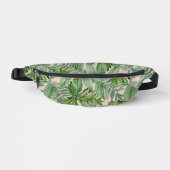 Simple moderne Pink Palm Leaf Tropical Floral Mur (Recto)