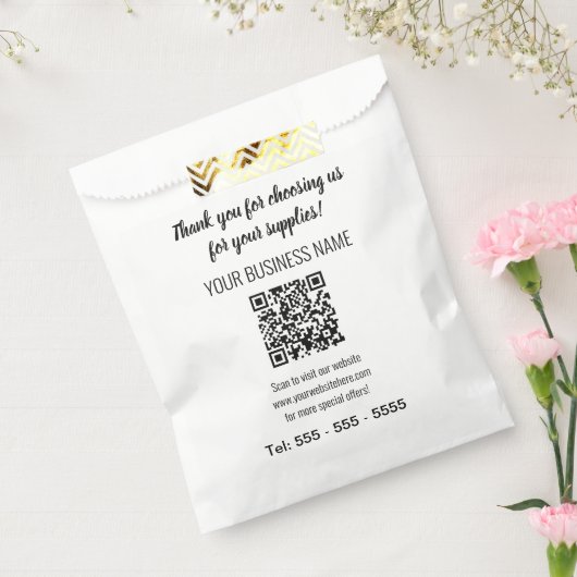 Simple moderne QR Code Favoriser les sacs (Scellé)