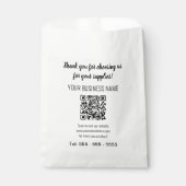 Simple moderne QR Code Favoriser les sacs (Devant)