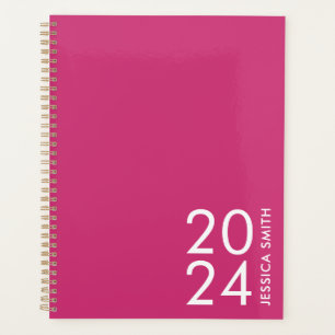 Simple moderne rose personnalisé