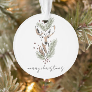 Simple Moderne Rustique Cerf de Noël en Bois