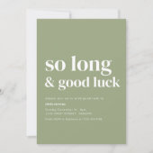 Simple moderne si long Invitation de la fête d'adi (Devant)