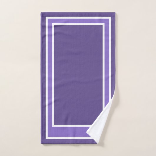 Simple moderne Ultra Violet (Serviette à main)