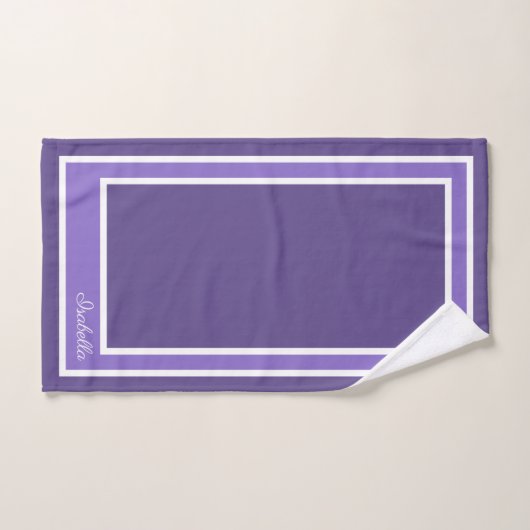 Simple moderne Ultra Violet (Serviette à main)