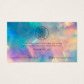 Simple moderne VOTRE LOGO ICI Remise Clients (Dos)