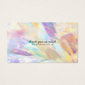 Simple moderne VOTRE LOGO ICI Remise Clients (Devant)