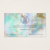 Simple moderne VOTRE LOGO ICI Remise Clients (Dos)