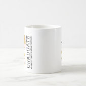 Simple Modernité Graduation Céramique Mug - Jaune (Centre)