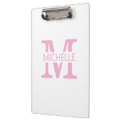 Simple Monogram Name with Initial Klembord (Links)