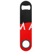 Simple monogramme ajouter votre nom lettre man min (Dos)