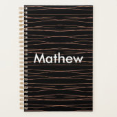 Simple monogramme ajouter votre nom lettre man min (Devant)