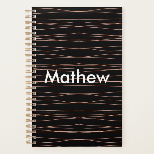 Simple monogramme ajouter votre nom lettre man min (Devant)