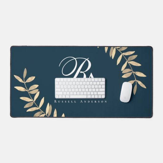 Simple Monogramme bleu (Clavier et souris)