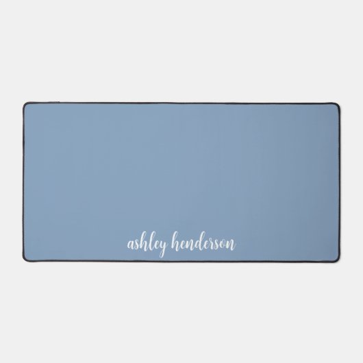 Simple Monogramme Bleu Pastel de Base pour Dames (Recto)