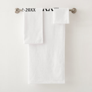 simple monogramme minimal mrs M nom date année Thr