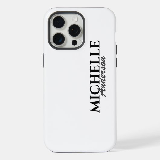 Simple Monogramme Moderne (Verso)