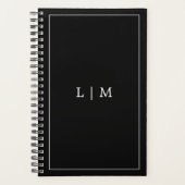 Simple Monogramme Noir Entreprise (Devant)