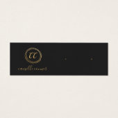 Simple Monogramme Or Joaillerie Designer Boucles d (Devant)